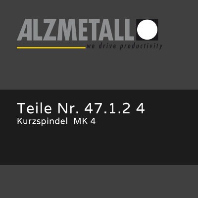 Kurzspindel MK 4 als Option für Alzstar 40/S