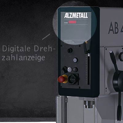 Highlight: Digitale Drehzahlanzeige der AB 40/HST