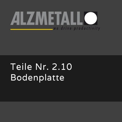 ALZSPRINT-Option: Bodenplatte