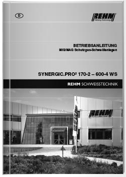 Rehm Synergic.Pro Betriebanleitung