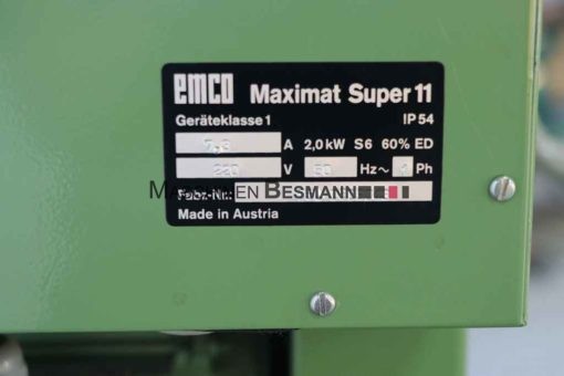 Leit- und Zugspindeldrehmaschine Emco Maximat Super 11