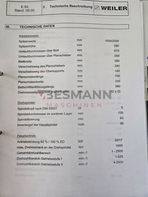 weiler-e50-x-1000-zyklendrehmaschine